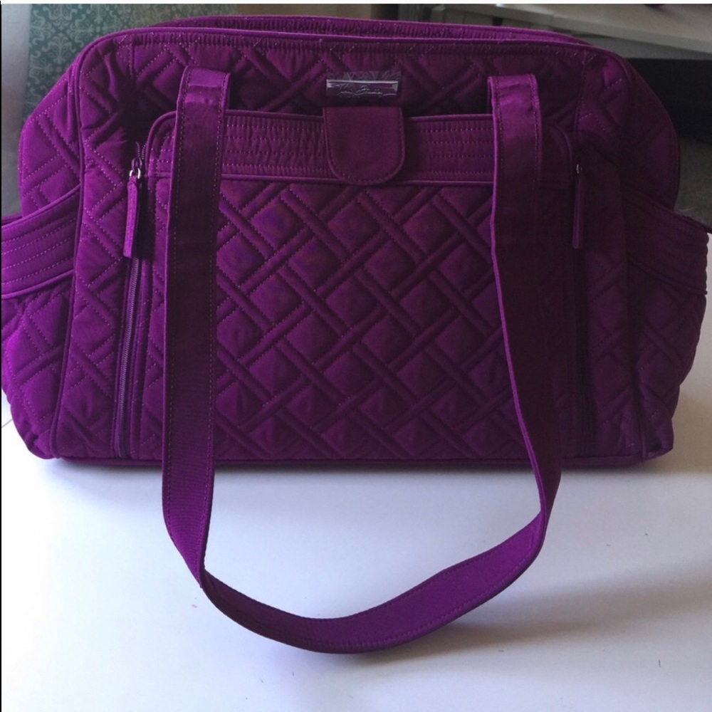 Vera Bradley still around baby bag in Plum. NEW